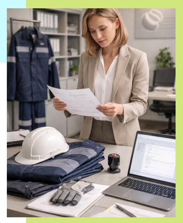 Сертификация спецодежды в Кирове-Чепецке от 7612 р. | Алешин-Крв