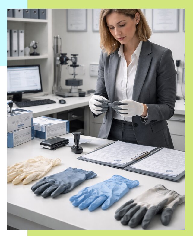 Сертификация перчаток в Кирове-Чепецке от 9243 р. | Алешин-Крв