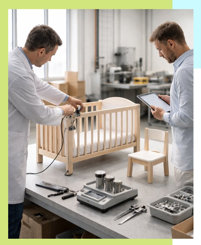 Сертификация детской мебели и проверка безопасности в Кирове-Чепецке