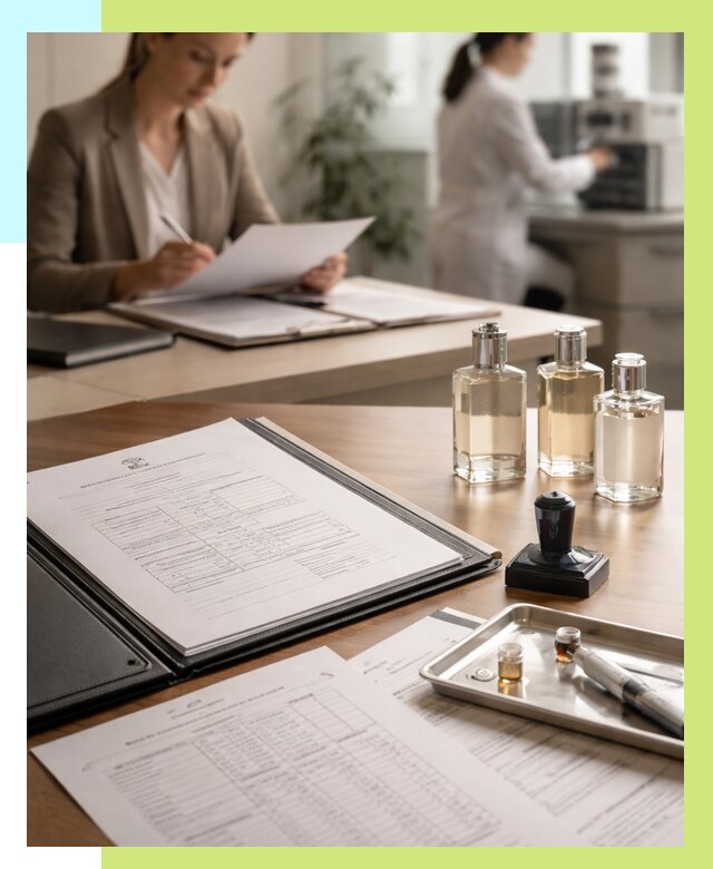 Сертификация парфюмерии в Кирове-Чепецке от 16311 р. | Алешин-Крв