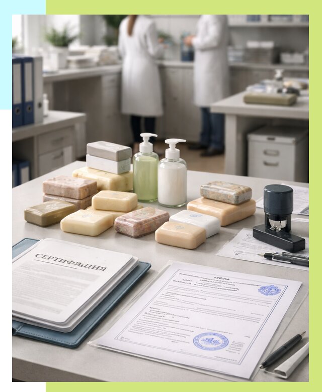 Сертификация мыла и сертификат на мыло в Кирове-Чепецке от 13049 | Алешин-Крв