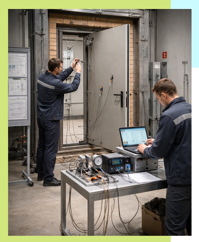 Сертификация противопожарных дверей в Кирове-Чепецке по ГОСТ и ТР