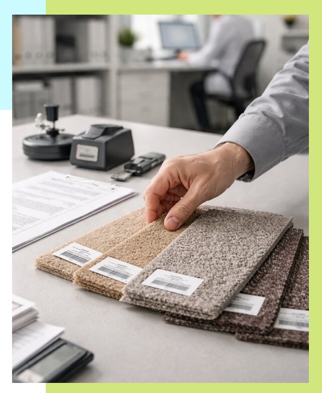 Сертификация ковролина в Кирове-Чепецке от 16311 р., Алешин-Крв