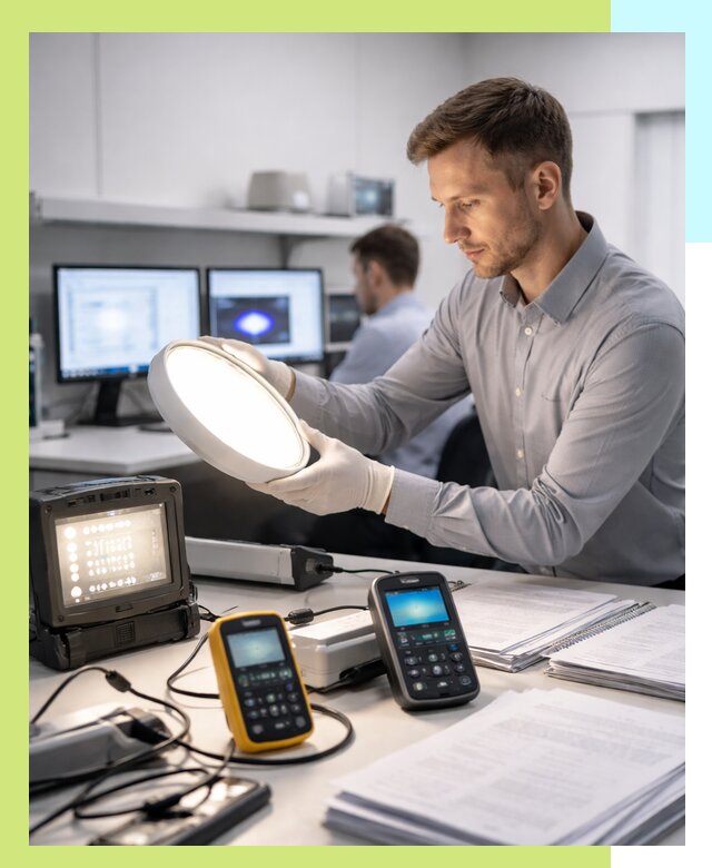 Сертификация светильников в Кирове-Чепецке: испытания и оформление