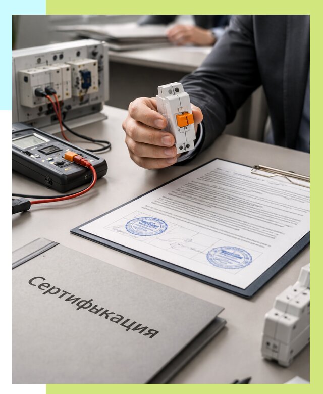 Сертификация выключателей под ключ в Кирове-Чепецке от 16311 р. | Алешин-Крв