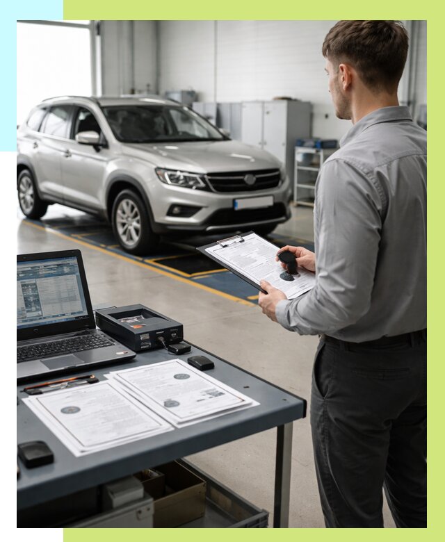 Сертификация транспортных средств в Кирове-Чепецке от 13049 р. | Алешин-Крв