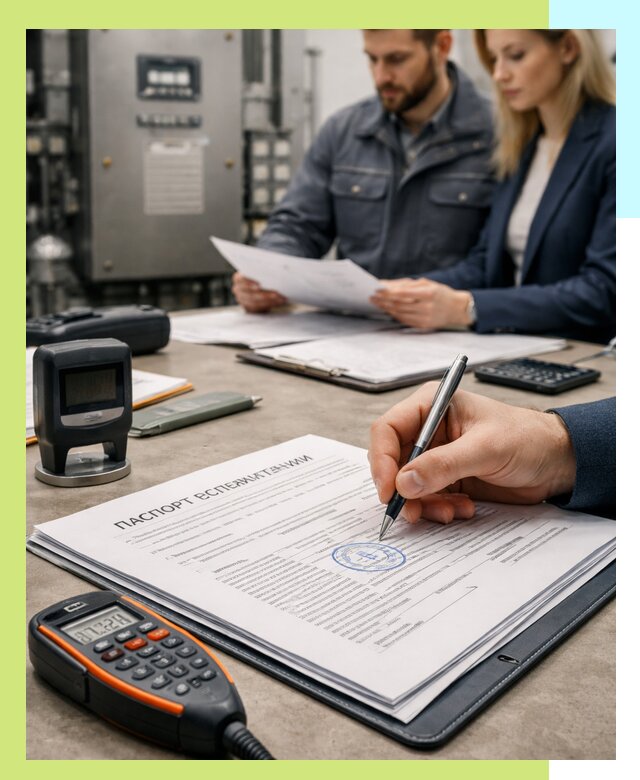 Оформление паспорта эксплуатации оборудования в Кирове-Чепецке