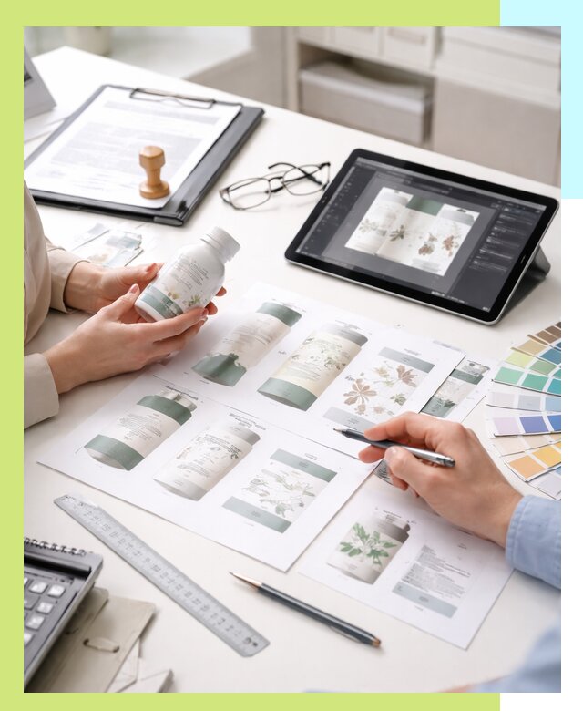 Профессиональная разработка дизайна и текста этикетки продукции в Кирове-Чепецке