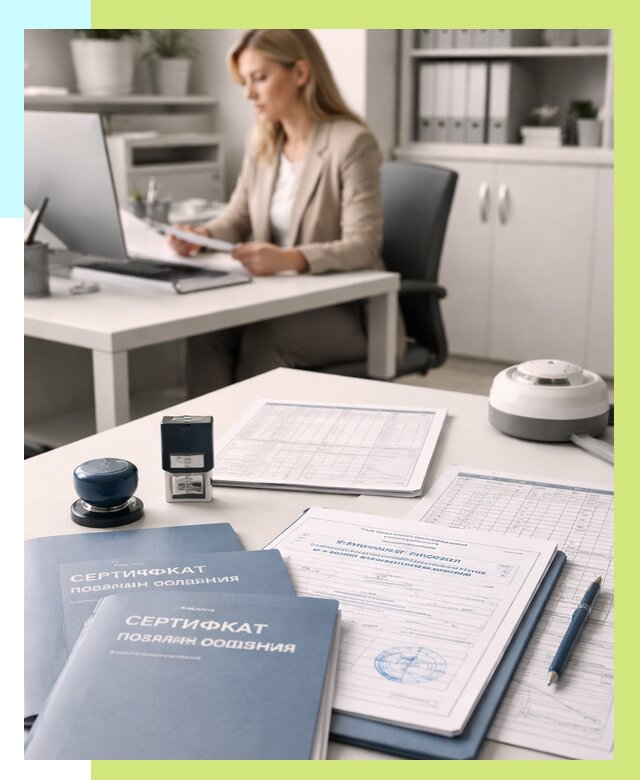 Сертификаты пожарной безопасности в Кирове-Чепецке от 16311 р. | Алешин-Крв