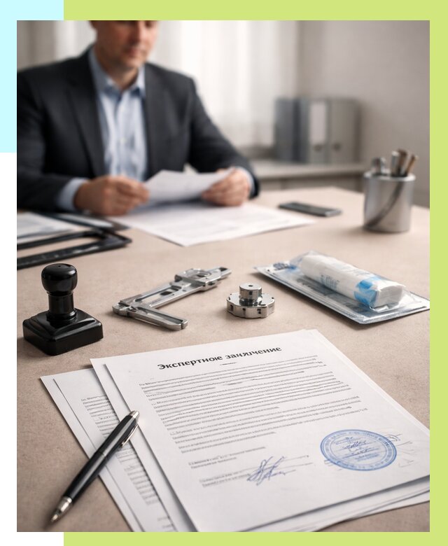 Экспертное заключение на продукцию в Кирове-Чепецке от 9243 р. | Алешин-Крв