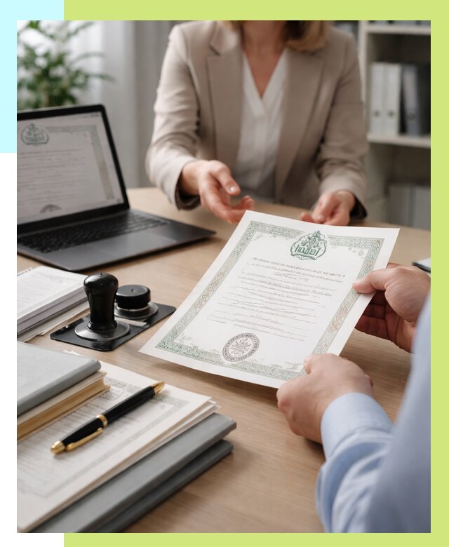 Халяль сертификат в Кирове-Чепецке, получить от 16311 р. | Алешин-Крв