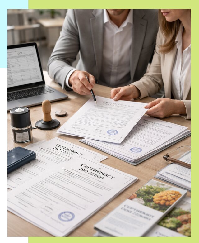 Сертификат ISO 22000 в Кирове-Чепецке от 43496 р. под ключ | Алешин-Крв