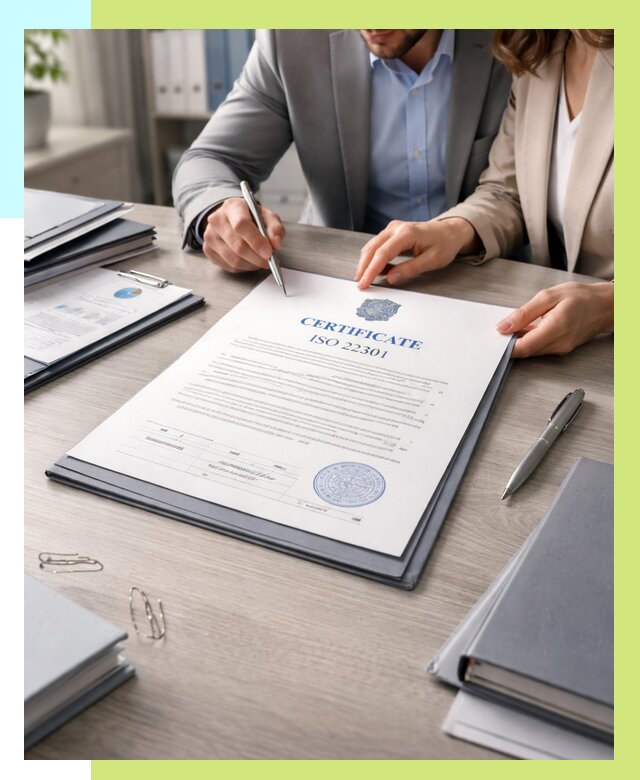 Сертификат ISO 22301 в Кирове-Чепецке от 48933 р. | Алешин-Крв срочно