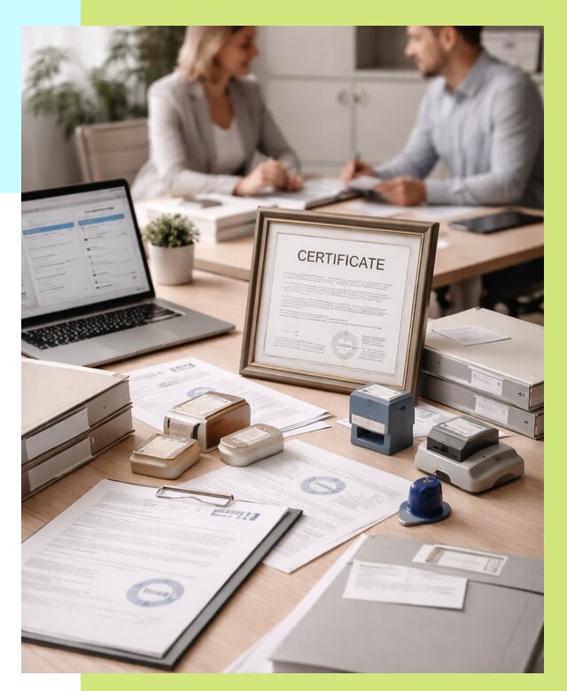 Сертификация компании в Кирове-Чепецке от 48933 р. | Алешин-Крв — заказ